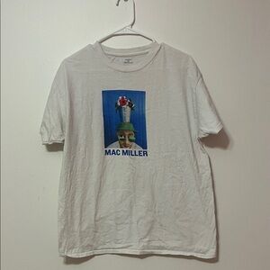 PRODUCT BY MAC MILLER White Mac Miller Graphic Tee Shirt